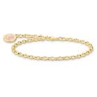 Thomas Sabo Charm Club Charmista keräilyrannekoru kulta pinkki X2088-427-39-L17