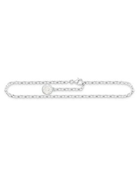 Thomas Sabo Charm Club Charmista nilkkakoru silver cold enamel X2090-007-21