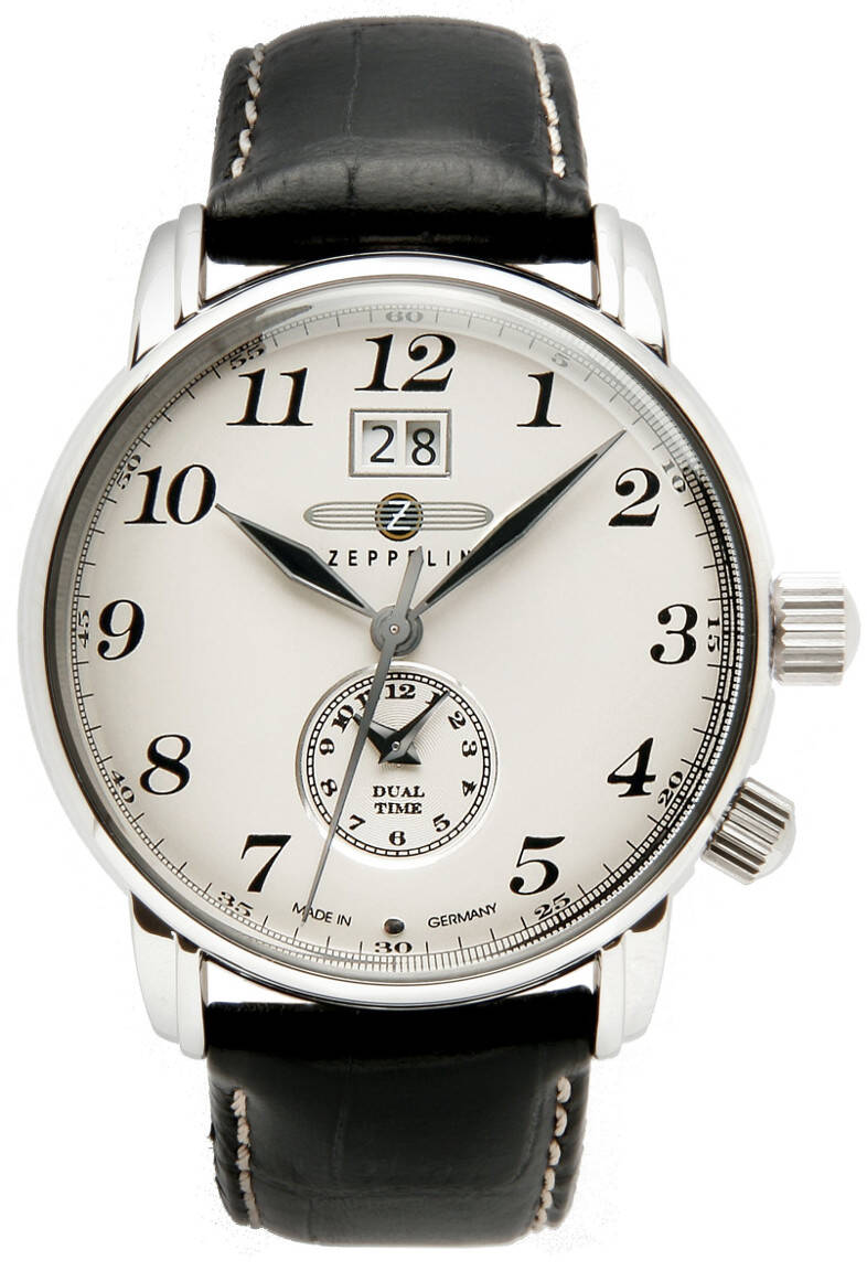 Zeppelin LZ-127 Graf Zeppelin Dual-Time Ronda6203 7644-5