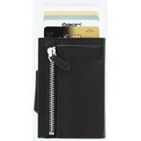 Ögon Designs Cascade Wallet Zipper Full Black lompakko