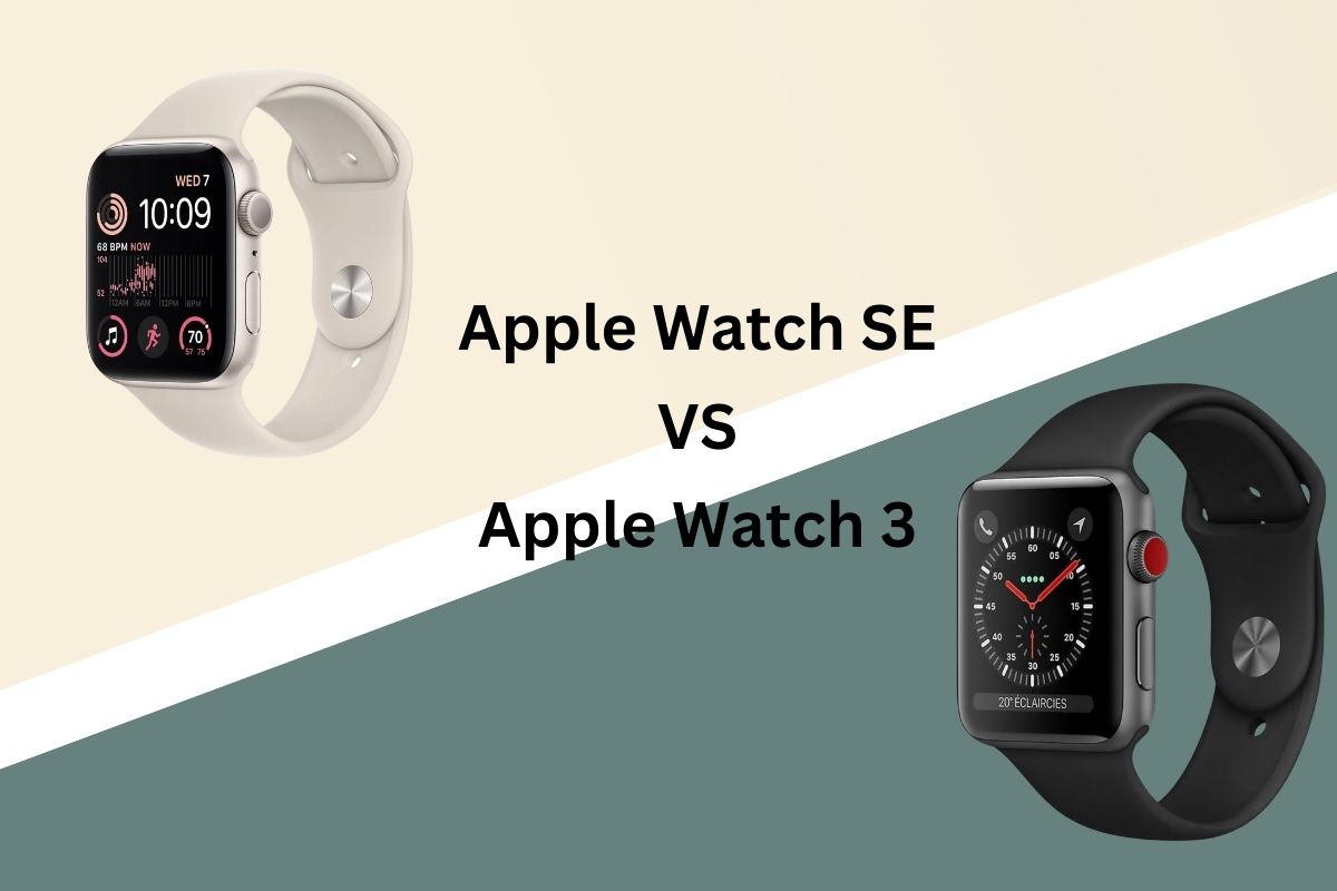 Vertailu: Apple Watch SE vs Apple Watch 3 