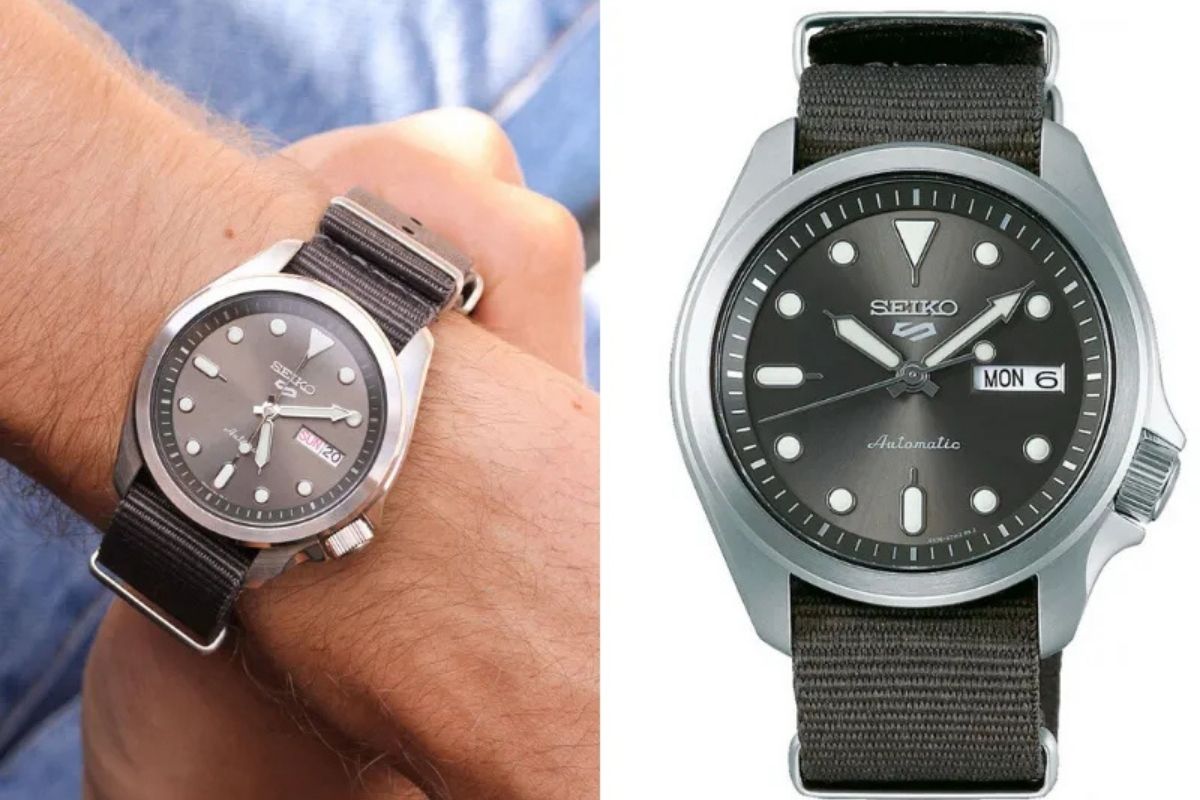 Seiko 5 Sports harmaa nato