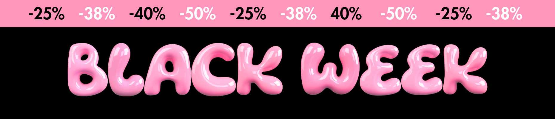 Black Week desktop banner