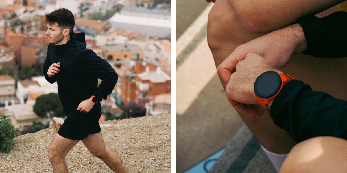Suunto Run Coral Orange -värinen urheilukello