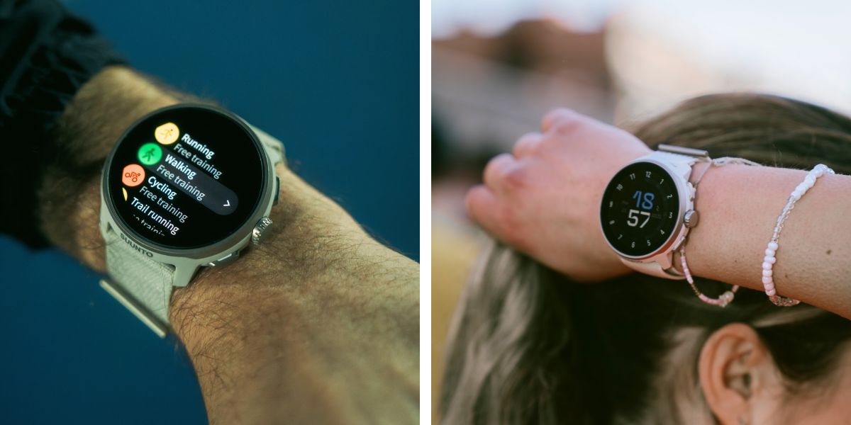 Suunto Run Frost Gray -värinen urheilukello