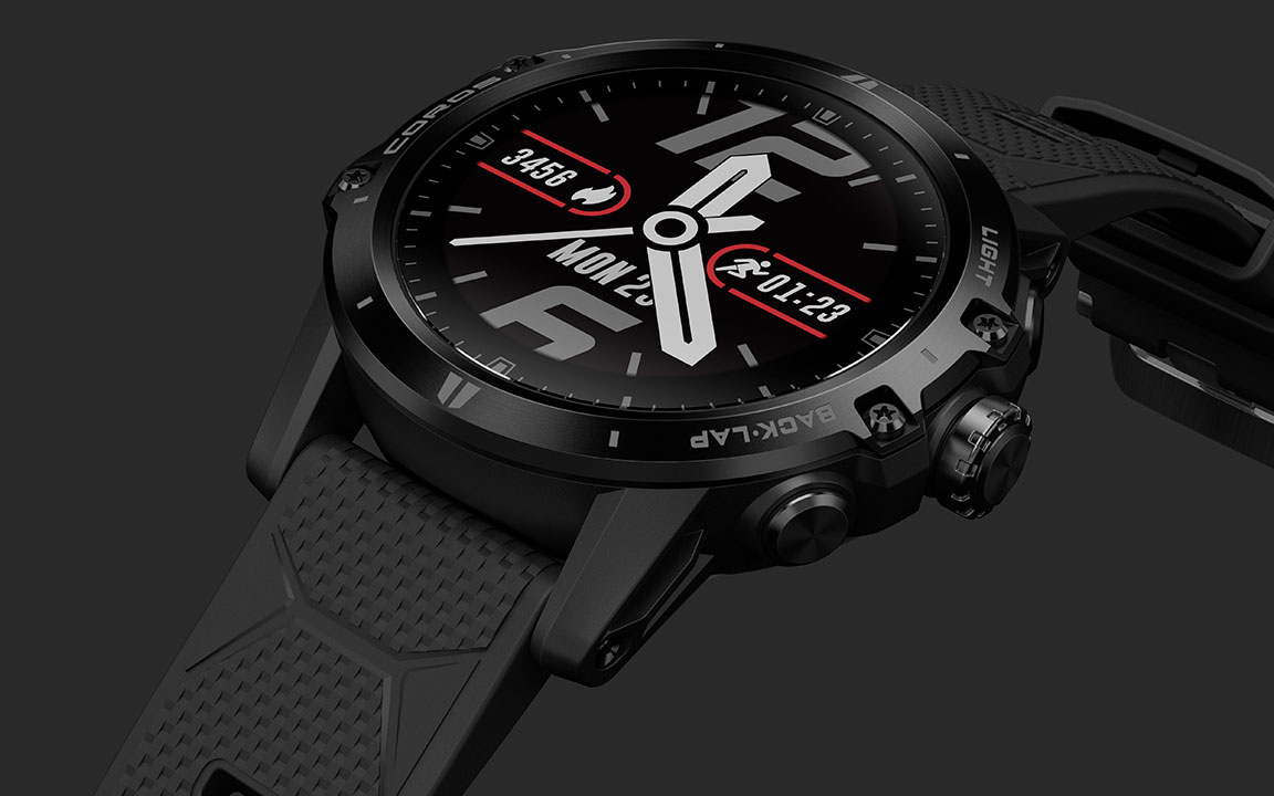 Coros Vertix watch black