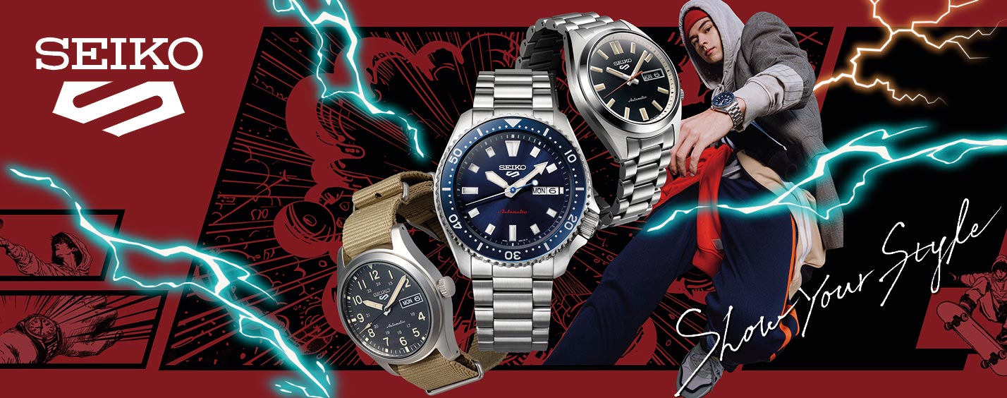 Seiko 5 Sports -hero banner