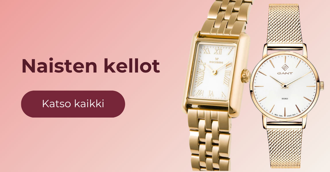 Löydä täydellinen naisten kello - katso koko valikoima