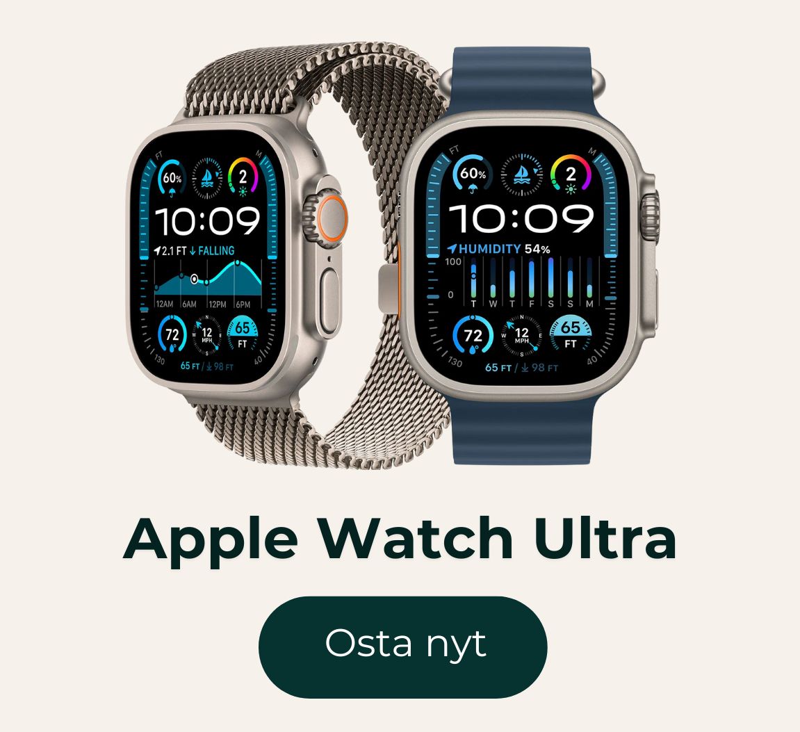 Apple Watch Ultra -älykello ranteessa