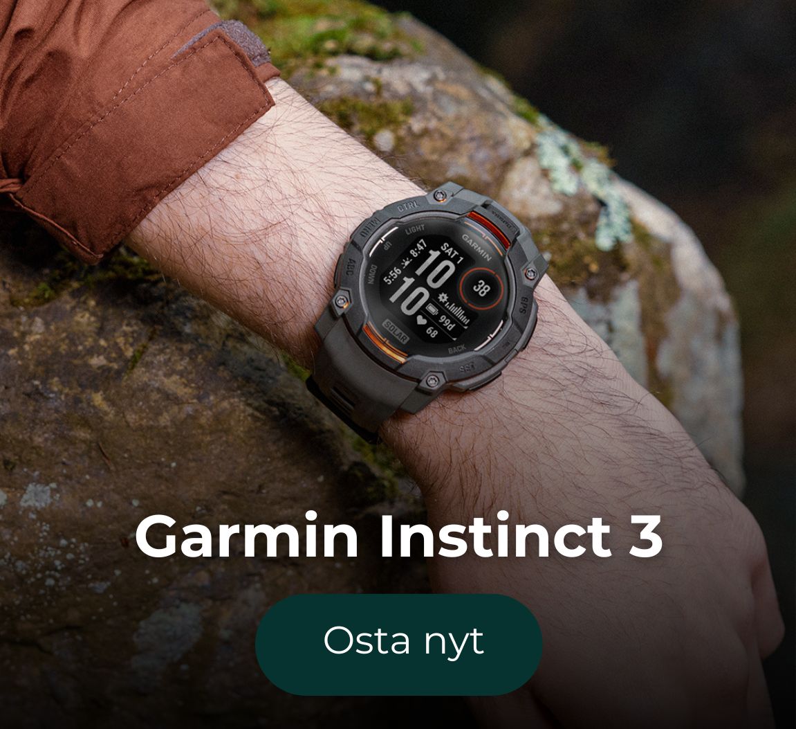 Garmin Instinct 3 -urheilukello ranteessa