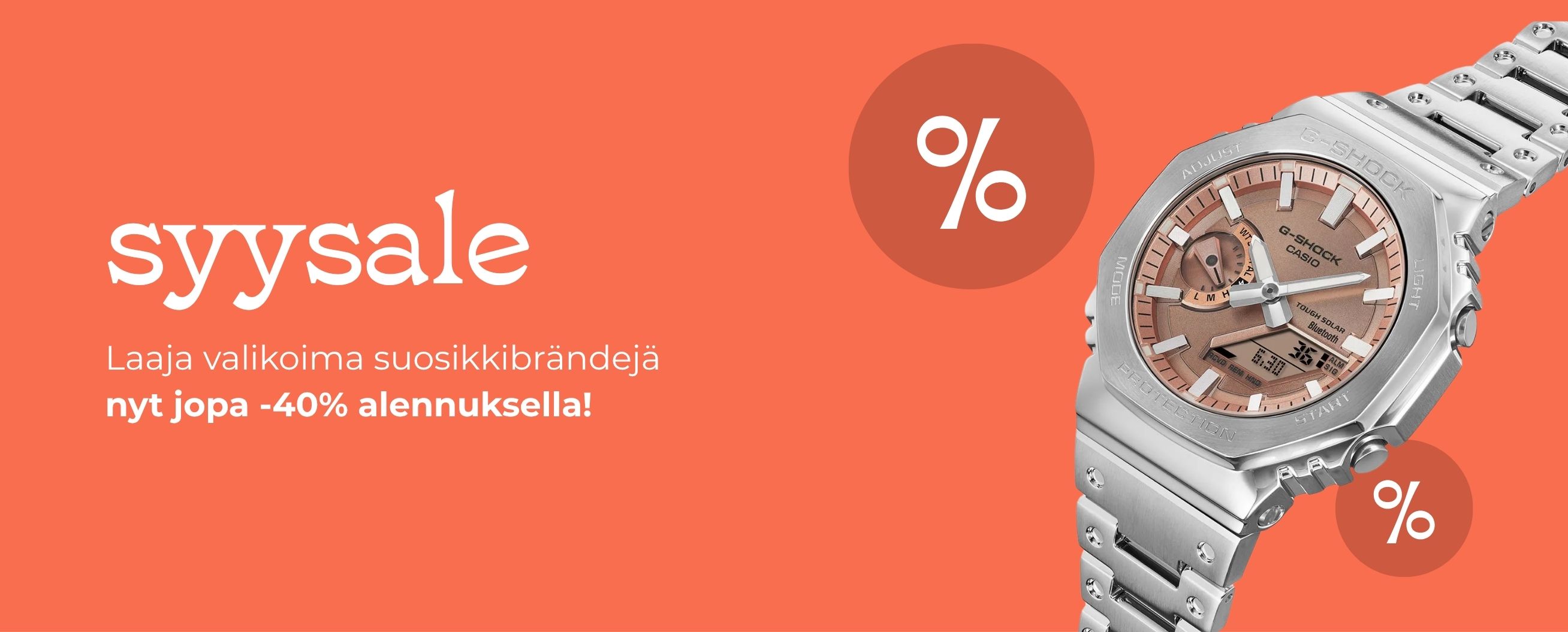 Syysale -kampanja on täällä! Alennukset voimassa 15.9. asti