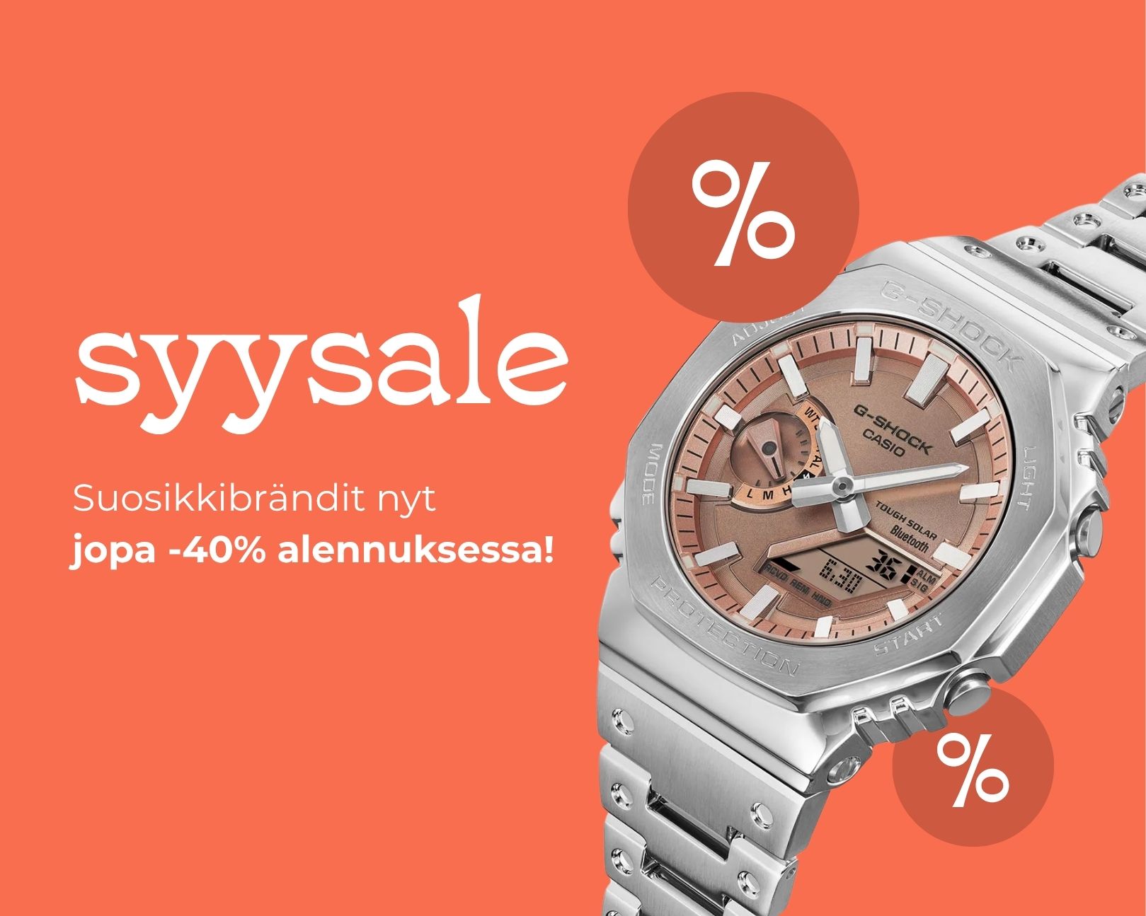 Syysale -kampanja on täällä! Alennukset voimassa 15.9. asti