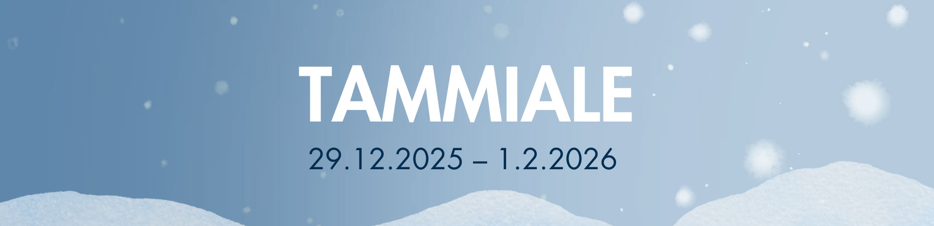 Tammiale desktop banner