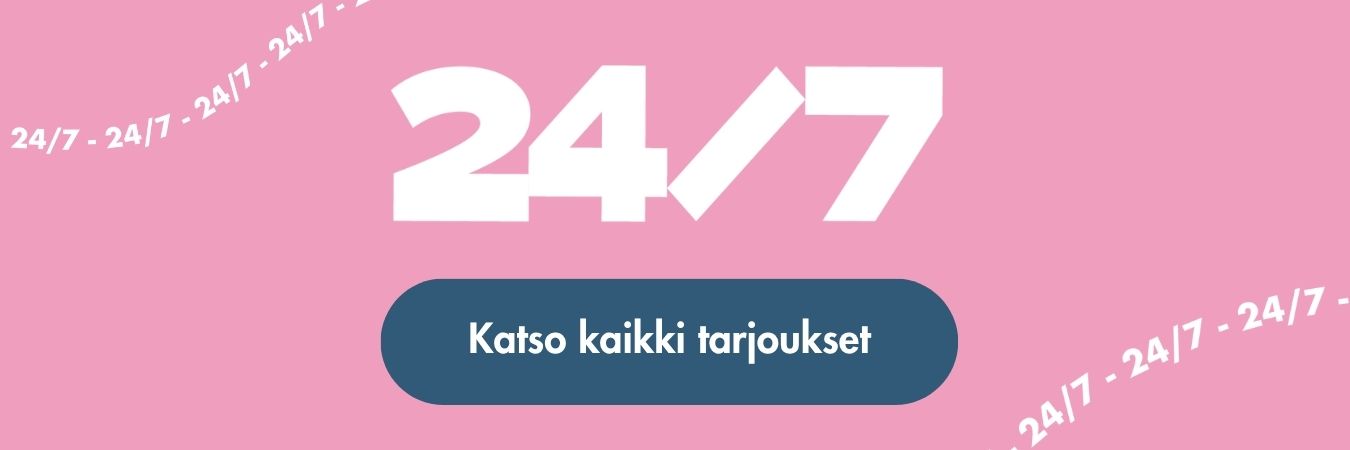 247-kampanja on alkanut. Kauppa täynnä huikeita alennuksia vain muutaman päivän ajan!