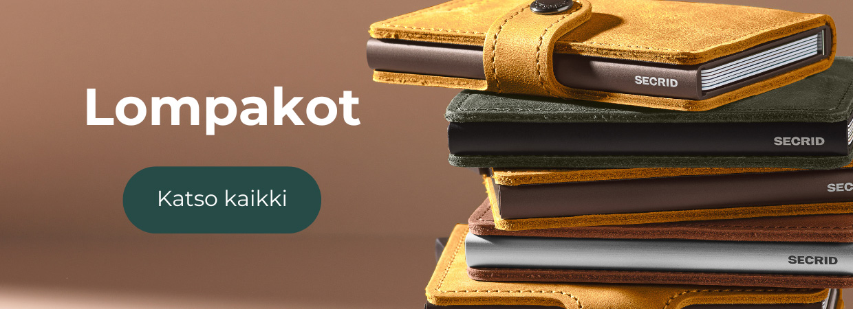 Tyylikkäät lompakot ja korttikotelot - katso kaikki