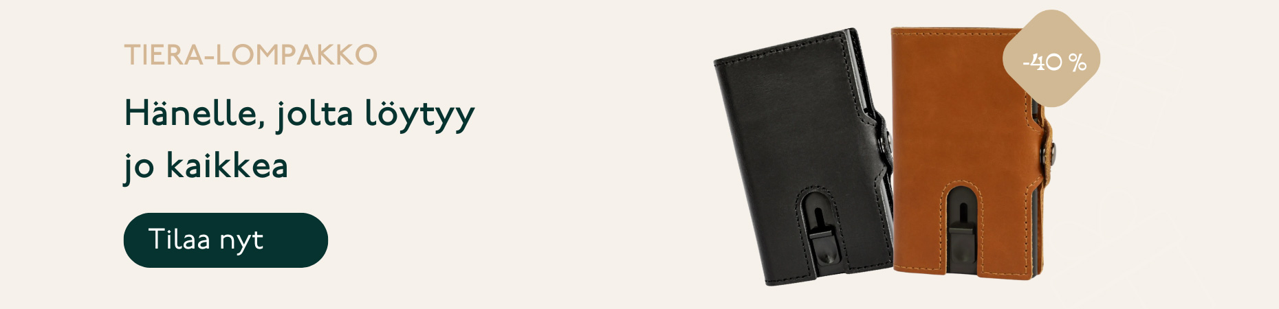 Ystävänpäivälahjat 2026 - Tiera-lompakot