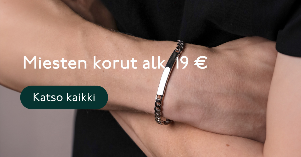 Ystävänpäivälahjat 2026 - Katso miesten korut