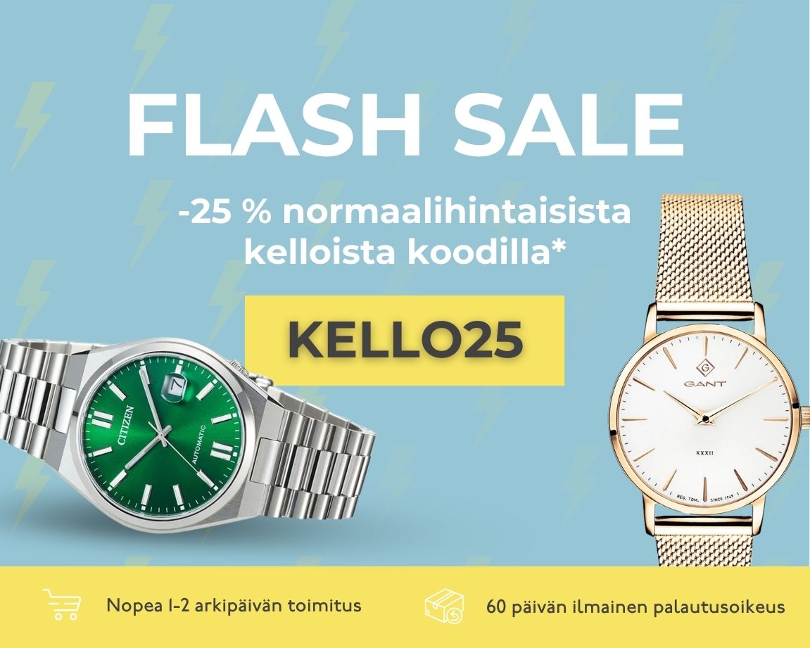 Rannekellojen Flash Sale