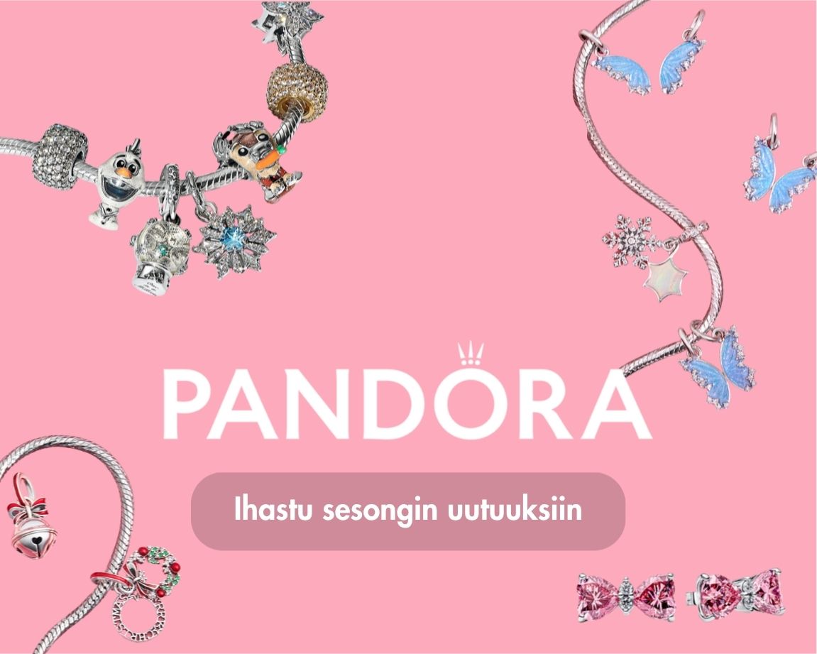 Kauden suosituimmat Pandora-korut Keskisen Kellolta