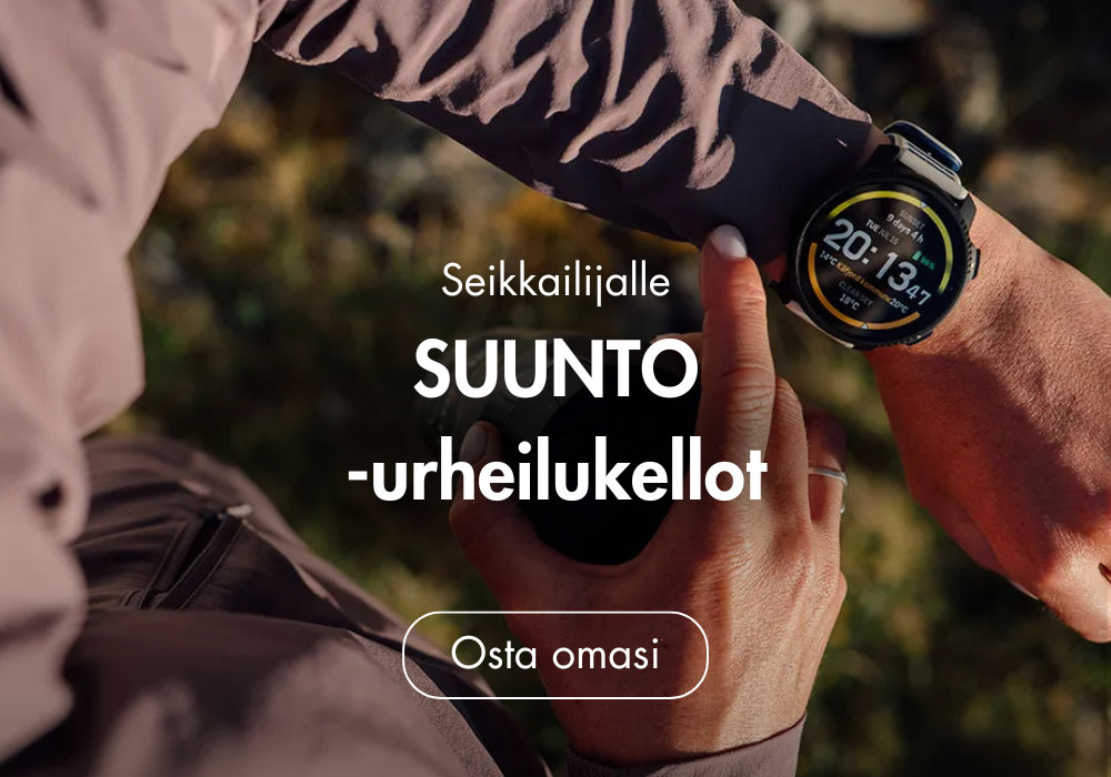 Seikkailijalle Suunto-urheilukellot