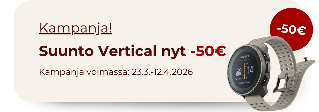 Suunto Vertical -mallisto, nyt -50€
