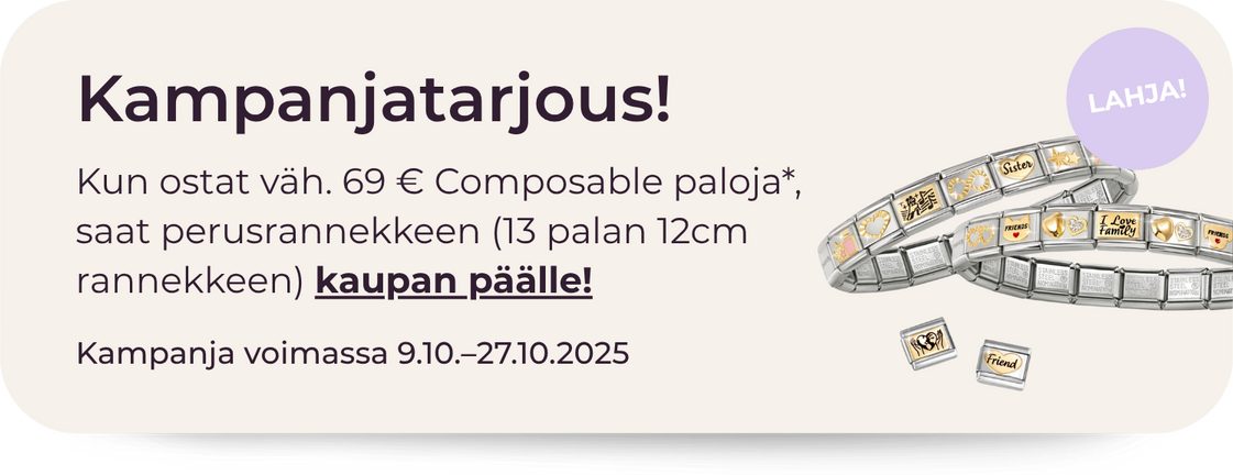 Nomination palat -kampanjatarjous - ilmainen ranneke