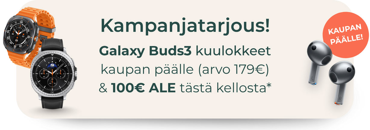 Samsung Galaxy Watch8 Classic ja Ultra -kampanjatarjous