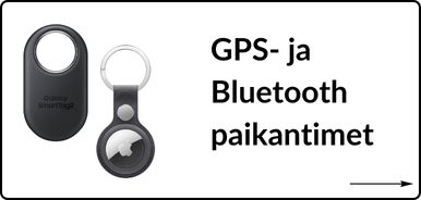GPS- ja Bluetooth-paikantimet